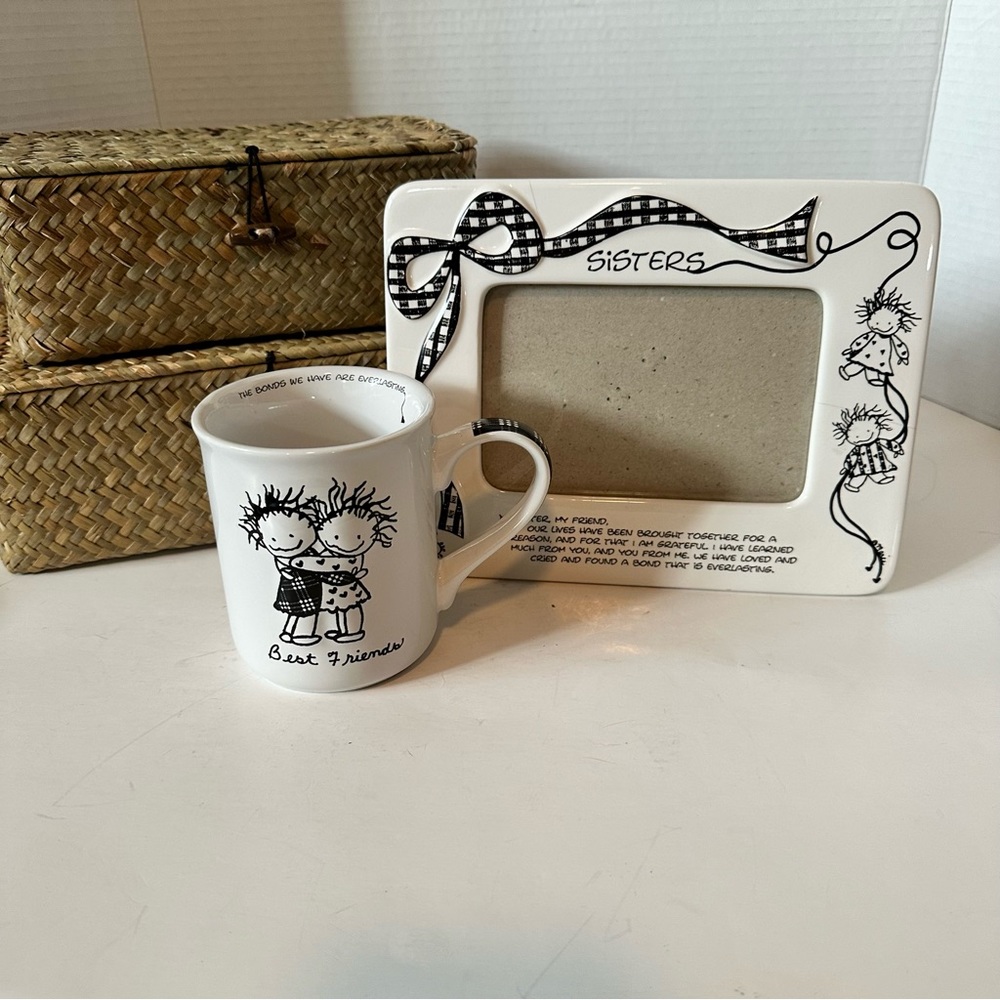 Ceramic mug and frame “Children of The In er Light” collection